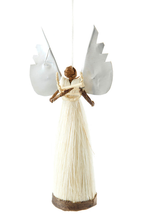 Silver Winged Standing Angel Ornament - Culture Kraze Marketplace.com