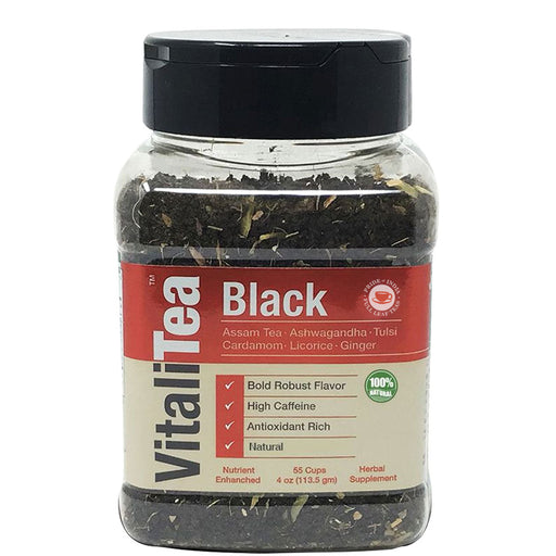 VITALITEA Natural Black Loose Leaf Herbal Health Tea-0