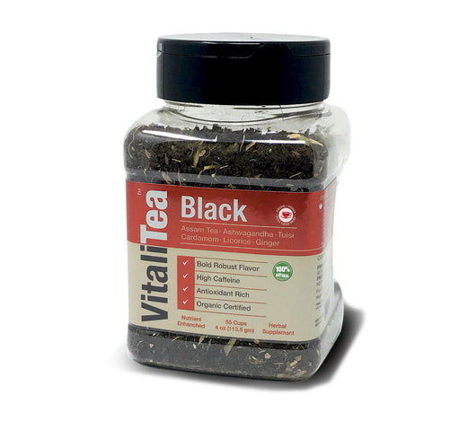 VITALITEA Natural Black Loose Leaf Herbal Health Tea-1