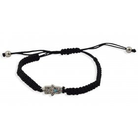 Braided Cord Adjustable Kabbalah Bracelet with Hamsa - Culture Kraze Marketplace.com