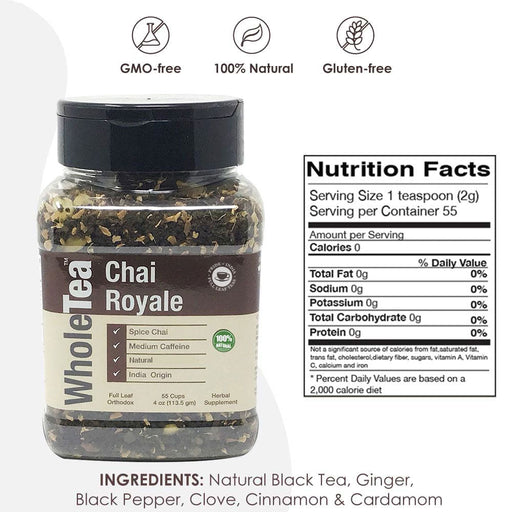 WHOLETEA Natural Chai Royale Full Leaf Tea-1