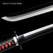 Demon Slayer Sword Real Metal Tanjiro Sword Katana Anime Sword Samurai Katana T10 Steel Black Blade Very Sharp Can cut bamboo trees - Culture Kraze Marketplace.com
