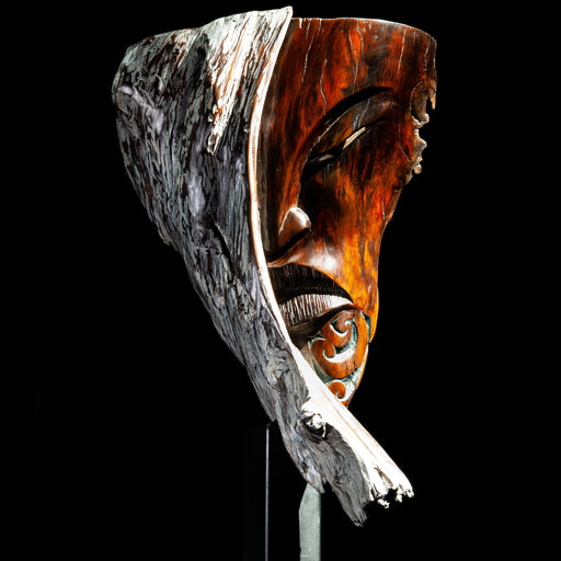"Whetū Mārama" carving by Joe Kemp     sold July 2023 - Culture Kraze Marketplace.com