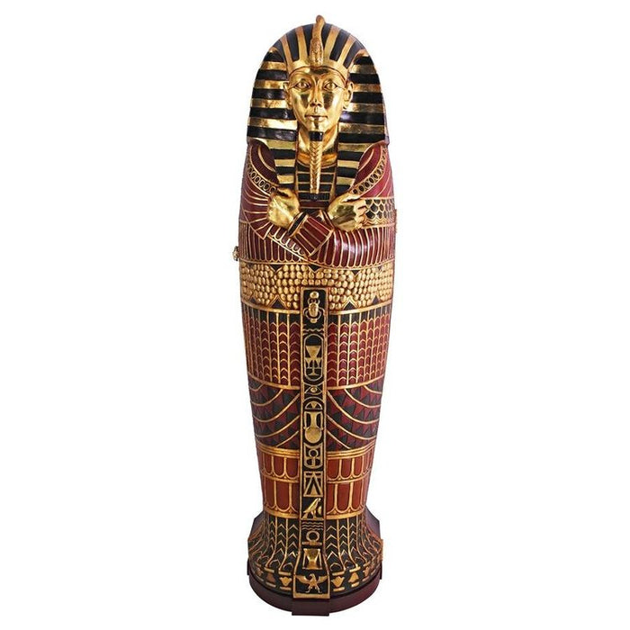 King Tutankhamen's Life-Size Sarcophagus Cabinet - Culture Kraze Marketplace.com