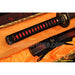 Black&Red Damascus Oil Quenched Full Tang Blade Tiger&Lion Koshirae Japanese Sword KATANA - Culture Kraze Marketplace.com