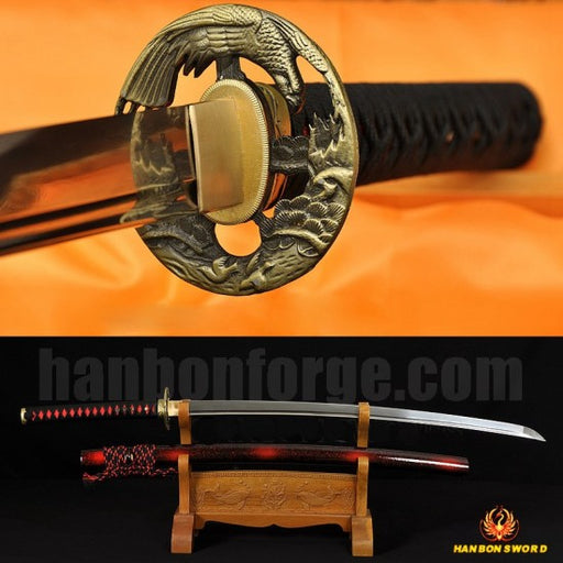 Hand Forged Full Tang Blade Oil Quenched Hawk Koshirae Japanese KATANA Samurai Sword - Culture Kraze Marketplace.com