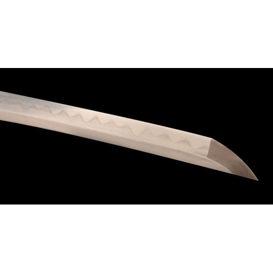 Genuine Rayskin Wrapped Saya KATANA Folded Steel Blade Japanese Samurai Sword Clay Tempered - Culture Kraze Marketplace.com