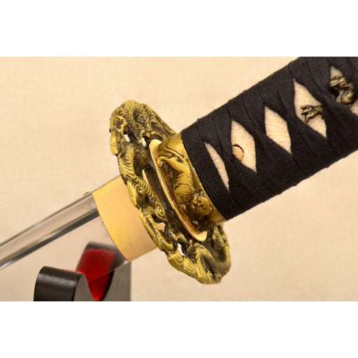 Japanese samurai KATANA dragon katana sword For Sale Handmade 1095 high carbon steel blade - Culture Kraze Marketplace.com