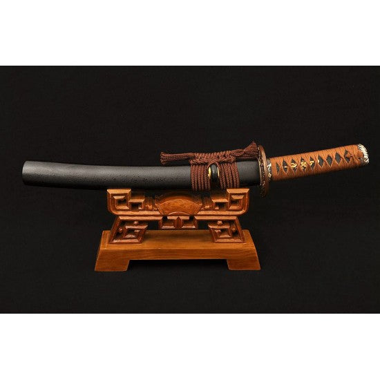 Clay Tempered Japanese Tanto Samurai Dragon Sword 1095 Carbon Steel Blade - Culture Kraze Marketplace.com