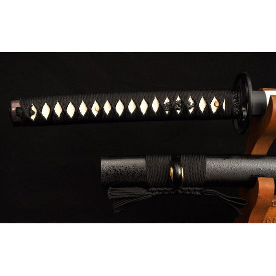 Japanese Samurai KATANA Sword Folded High Carbon Steel Full Tang Blade Oil Quenched - Culture Kraze Marketplace.com