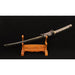 Samurai Japanese Wakizashi Sword Folded Steel + 1095 Steel Clay Tempered KOBUSE Blade Full Rayskin Saya - Culture Kraze Marketplace.com