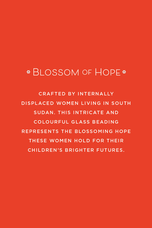 MADE51 Blossom of Hope Ornament, Crafted by Artisans in South Sudan - Culture Kraze Marketplace.com