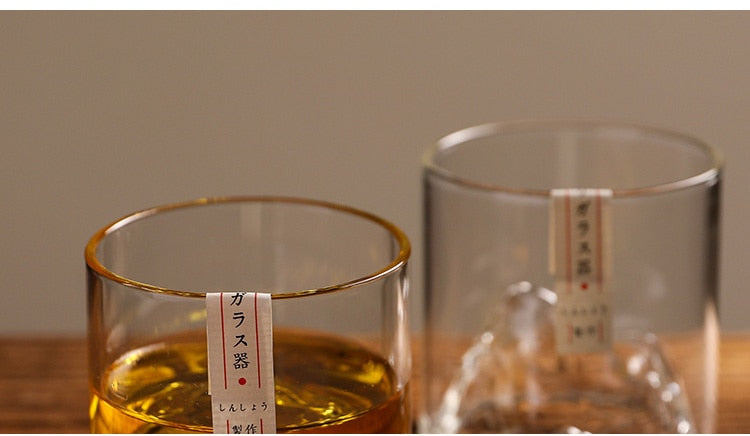 3D Glacier Mountain Japanese Whiskey Bar 6.7oz. Glass Cups - Culture Kraze Marketplace.com