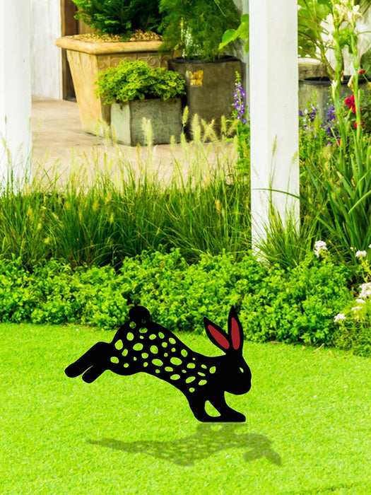 Rabbit Garden Bunny Bunny Yard Stakes Garden Easter Bunny Decoration - Culture Kraze Marketplace.com