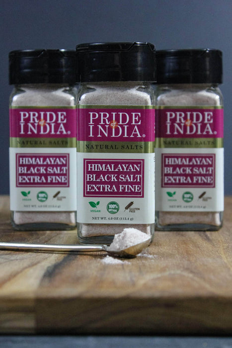 Himalayan Black Rock Salt (Kala Namak) - Extra Fine Grind-3