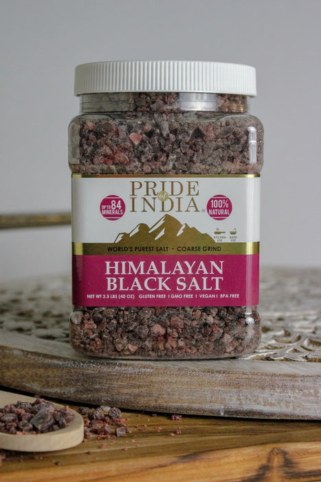 Himalayan Black Crystal Salt (Kala Namak) - Coarse Grind-5