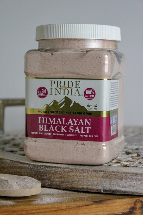 Himalayan Black Rock Salt (Kala Namak) - Extra Fine Grind-5
