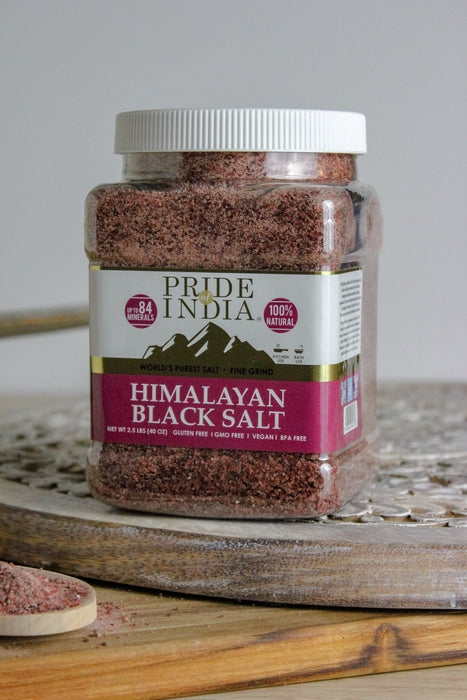 Himalayan Black Rock Salt (Kala Namak) - Fine Grind-4