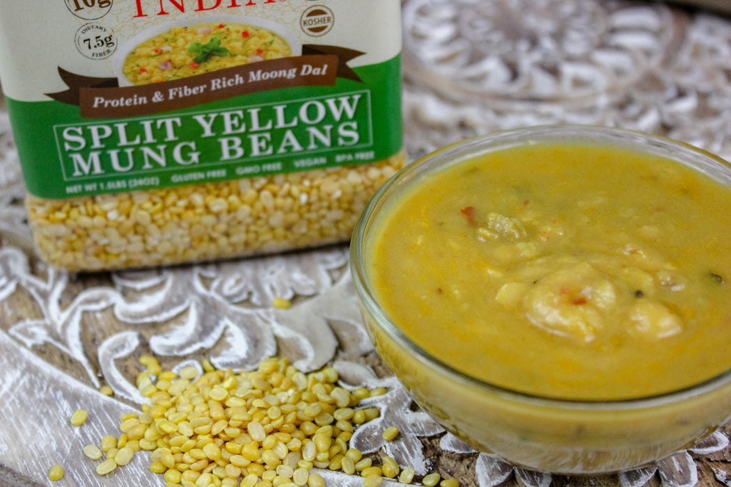 Indian Split Yellow Mung Lentils - Protein & Fiber Rich Moong Dal Jar-3