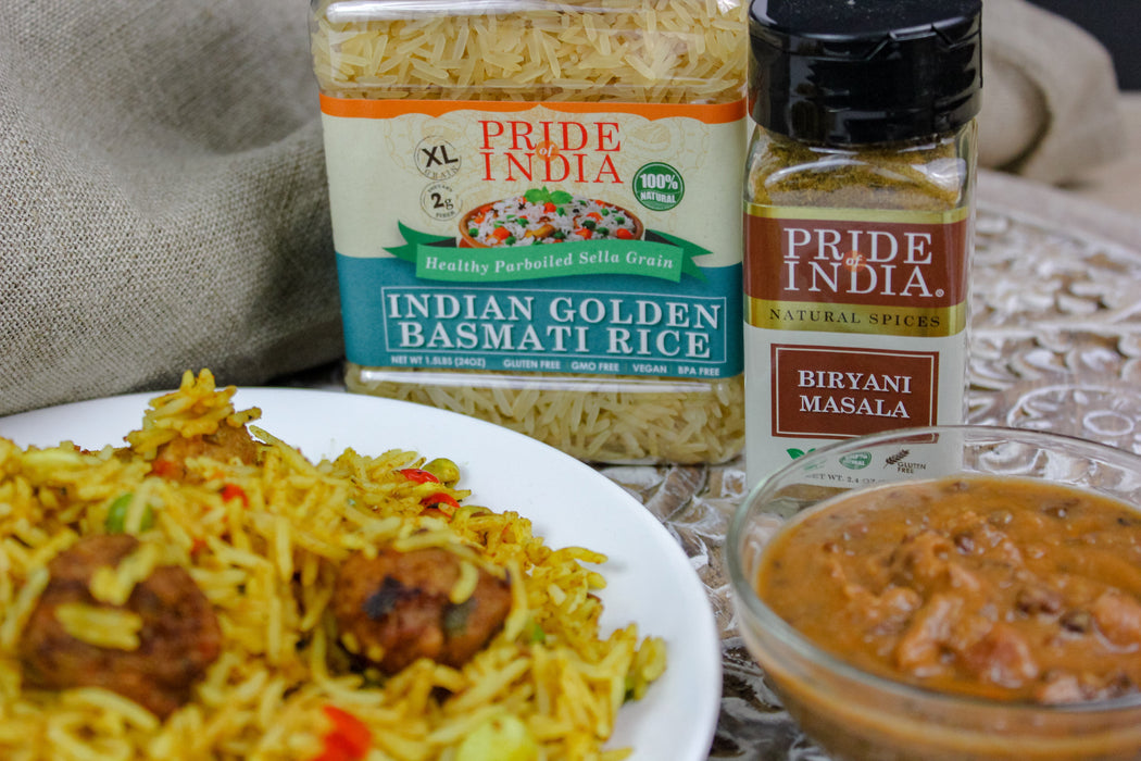 Extra Long Indian Golden Basmati Rice - Healthy Parboiled Sella Grain Jar-3