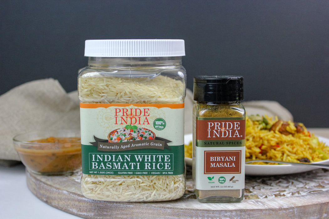 Extra Long Indian White Basmati Rice - Naturally Aged Aromatic Grain Jar-2