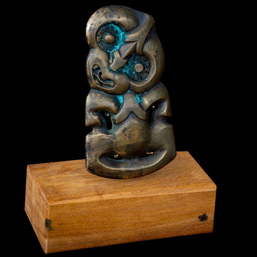 Large Bronze Tiki Sculpture by Alex Sands - Culture Kraze Marketplace.com