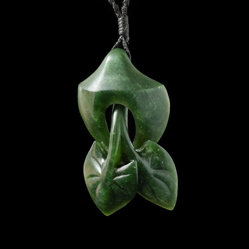 Sculpted Leaf form in Marsden Jade by Madelyne Gourdin - Culture Kraze Marketplace.com