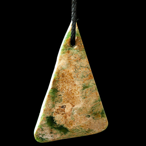 Jade triangle drop by Nick Balme - Culture Kraze Marketplace.com