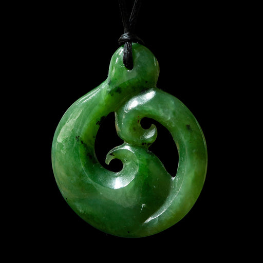 Jade Pendant, small Family Koru - Culture Kraze Marketplace.com