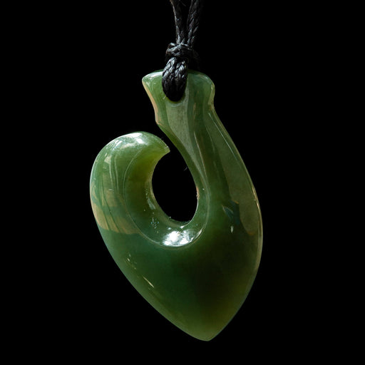 small Hei Matau - Hook, handcrafted jade pendant - Culture Kraze Marketplace.com