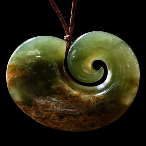 Flower jade Koru by Luke Gardiner - Culture Kraze Marketplace.com