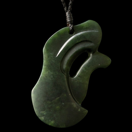 Freeform/Contemporary Jade Matau, handcrafted pendant - Culture Kraze Marketplace.com