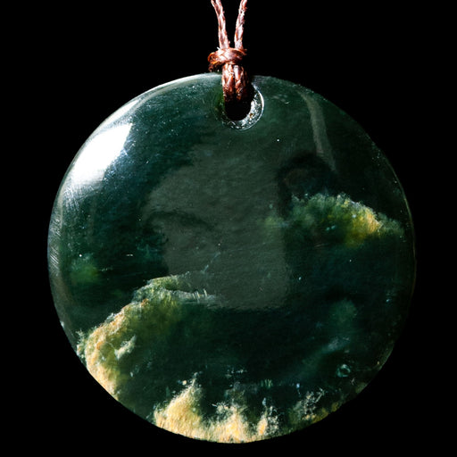 Handcrafted Jade Disc Pendant - Culture Kraze Marketplace.com