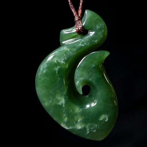 Handcrafted Jade Matau pendant by Luke Gardiner - Culture Kraze Marketplace.com