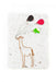 Celebratory Giraffe Handmade Note Card from Kenya - Culture Kraze Marketplace.com