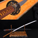 Japanese KATANA SWORD Handmade Samurai Sword Folded Pattern Steel Blade With Copper Tsuba - Culture Kraze Marketplace.com