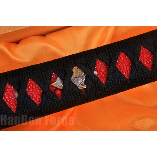 Japanese KATANA Sword Full Tang Folded Pattern Steel Blade With High-quality Copper Accessories Real Samurai Sword - Culture Kraze Marketplace.com