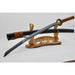 Japanese KATANA Sword Handmade Full Tang 1060 Carbon Steel Black Blade With Alloy Tsuba - Culture Kraze Marketplace.com