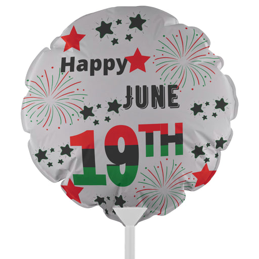 Juneteenth Fireworks Reusable Balloon - Culture Kraze Marketplace.com