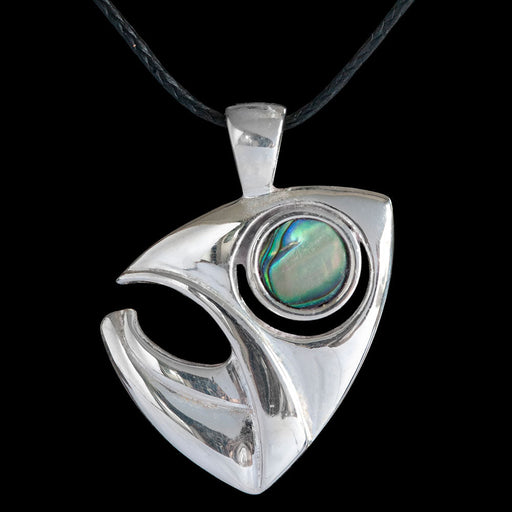 Sterling Silver and Paua Tamure by Kerry Thompson - Culture Kraze Marketplace.com
