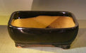 Black Ceramic Bonsai Pot - Rectangle 12.75" x 9.5" x 4.5" - Culture Kraze Marketplace.com