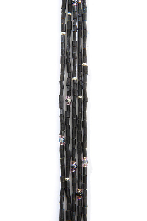 Set/5 Black 26" Zulugrass Single Strands from The Leakey Collection - Culture Kraze Marketplace.com