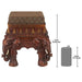The Maharajah's Elephants Sculptural Upholstered Footstool - Culture Kraze Marketplace.com