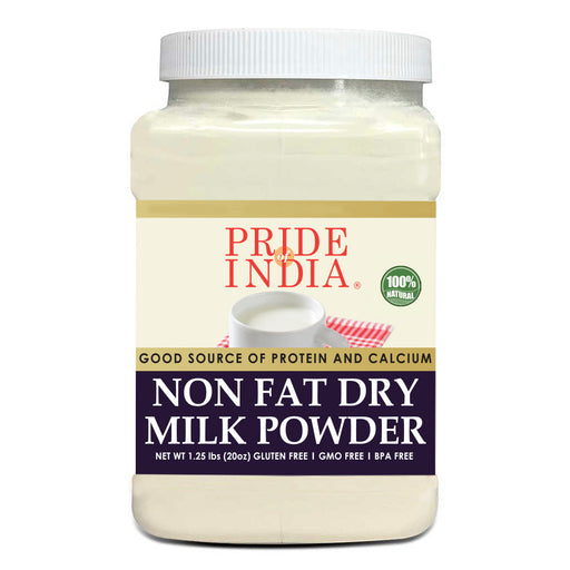 Nonfat Dry Milk Powder - Protein & Calcium Rich - 1.25 lbs (20oz) Jar-0