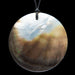 Small Black Pearl Disc Pendant - Culture Kraze Marketplace.com