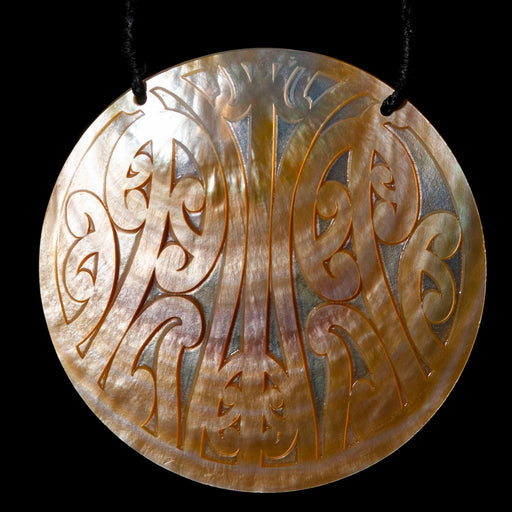 Engraved Mother of Pearl Pendant - Culture Kraze Marketplace.com
