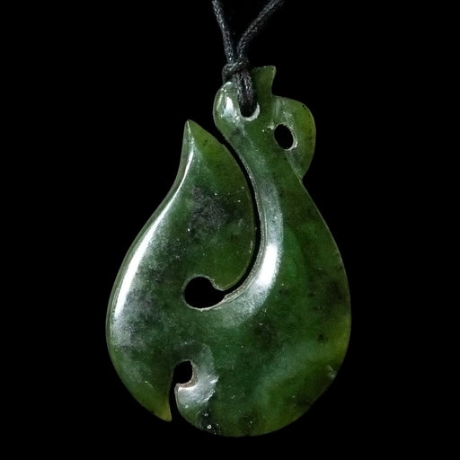 Hei Matau handcrafted jade pendant - Culture Kraze Marketplace.com