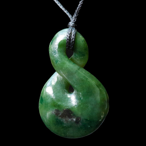Small Jade Twist, handcrafted pendant - Culture Kraze Marketplace.com