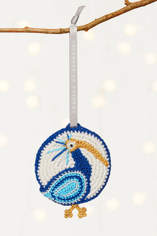 MADE51 Brave Ibis Ornament, Crafted by Syrian Refugee Women in Turkey - Culture Kraze Marketplace.com