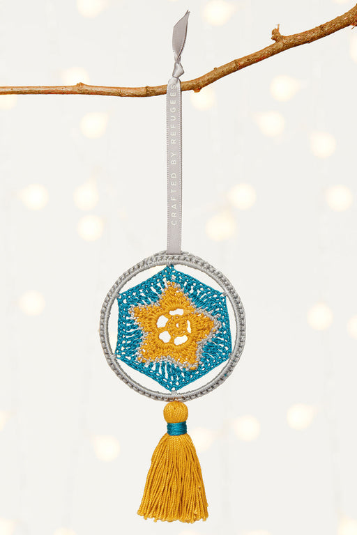 MADE51 Celestial Light Ornament, Crafted by Syrian Refugees in Lebanon - Culture Kraze Marketplace.com